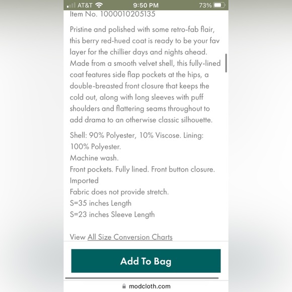 ModCloth Red Jacket - Picture 5 of 5